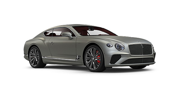 Bentley Padova Bentley GT Speed coupe in Extreme Silver paint front 34